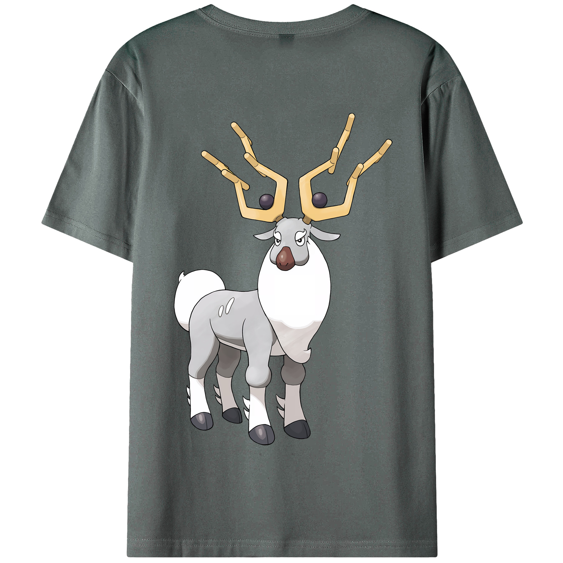 （画像用） ポケットモンスター Pokémon 綿100％半袖Tシャツ（背面プリント）